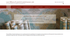 Desktop Screenshot of laxmilaw.com